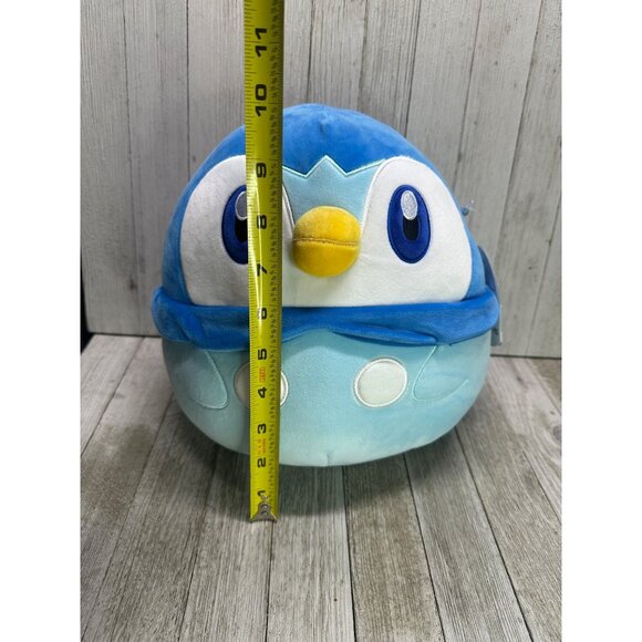 Original Squishmallow Pokémon Piplup 2023 Nintendo Game Freak Plush 10" Tall - Picture 7 of 9
